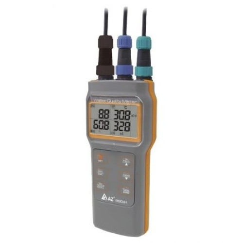 MEDIDOR MULTIPARÂMETRO À PROVA D´ÁGUA  COM 3 SONDAS - KR86021