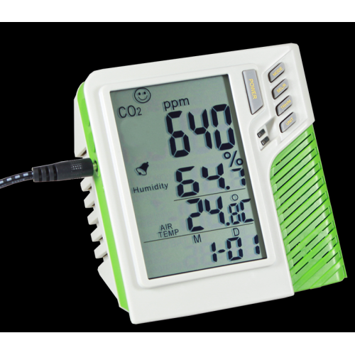 Medidor de CO2 de Mesa com Termo-Higrômetro - AK766
