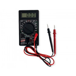 MULTÍMETRO DIGITAL MOD.MD-300 3½ DÍGITOS P/ TENSÃO, CORRENTE, RESISTÊNCIA, DIODO, HFE