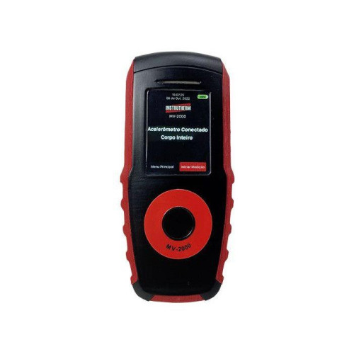 MEDIDOR DE VIBRAÇÃO DE CORPO HUMANO COM VMB E VCI, TOUCH CAPACITIVO, DISPLAY OLED E CERTIFICADO DE CALIBRAÇÃO INCLUSO MOD. MV-2000
