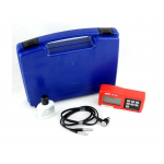 MEDIDOR DE ESPESSURA DE CHAPA ULTRASSÔNICO MOD. ME-260 PARA MATERIAIS DIVERSOS E VELOCIDADE DO SOM AJUSTÁVEL